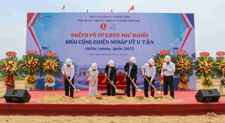An image illustrating Dịch Vụ Tổ Chức Lễ Khởi Công Chuyên Nghiệp Uy Tín